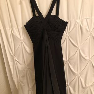 Black bridesmaid dress